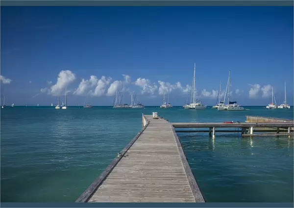 British Virgin Islands, Anegada, Setting Point, jetty