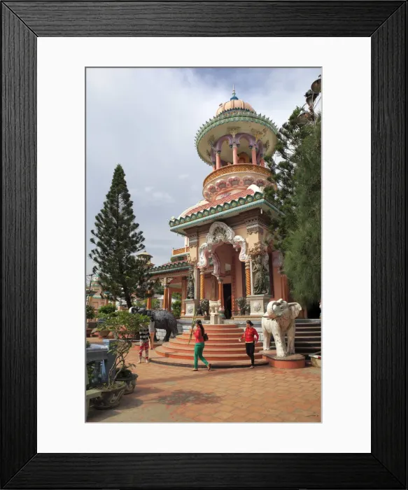 Framed Print : Ba Chua Xu Temple, Chau Doc, An Giang, Vietnam