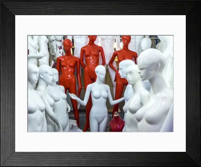 Framed Print : Mannequin shop, Hanoi, Vietnam Framed Print : Mannequin shop, Hanoi, Vietnam