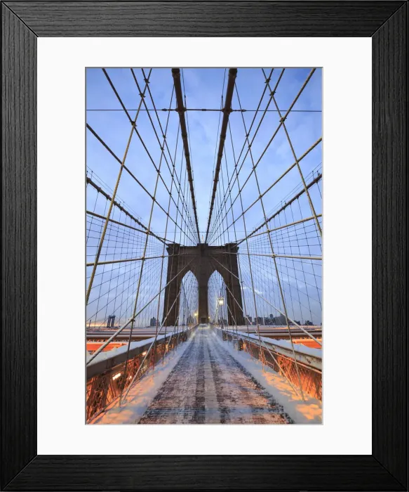 Framed Print : Usa, New York City, Brooklyn, Brooklyn Bridge Framed Print : Usa, New York City, Brooklyn, Brooklyn Bridge