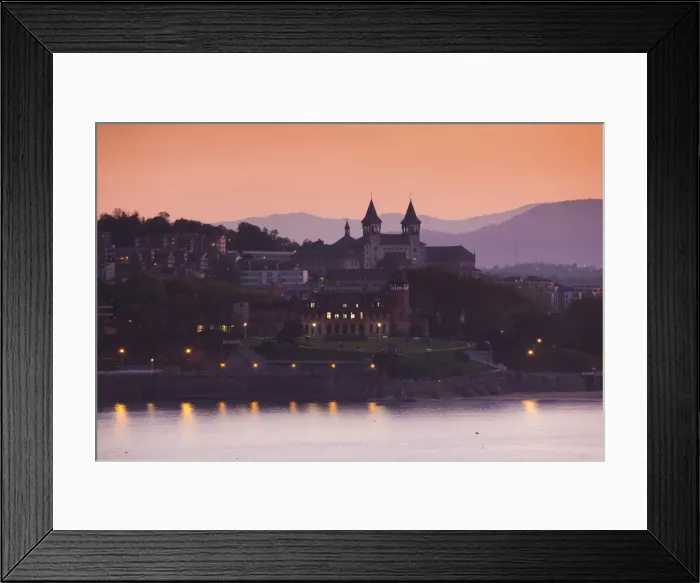 Framed Print : Spain, Basque Country Region, Guipuzcoa Province, San Sebastian, waterfront, buildings Framed Print : Spain, Basque Country Region, Guipuzcoa Province, San Sebastian, waterfront, buildings