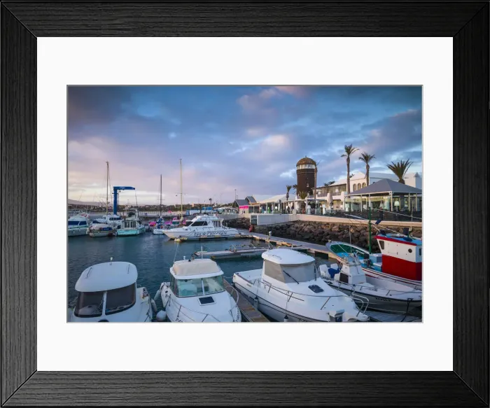 Framed Print : Spain, Canary Islands, Fuerteventura Island, Caleta de Fuste, Puerto Desportivo Framed Print : Spain, Canary Islands, Fuerteventura Island, Caleta de Fuste, Puerto Desportivo