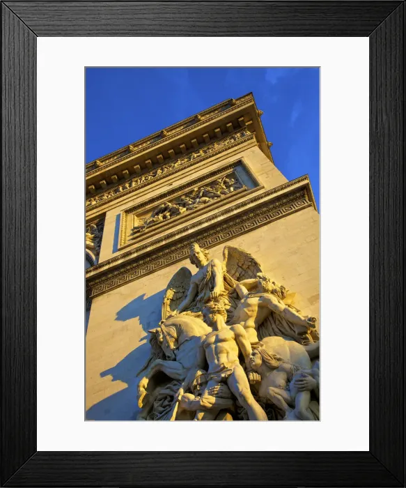 Framed Print : Arc de Triomphe, Paris, France, Western Europe Framed Print : Arc de Triomphe, Paris, France, Western Europe
