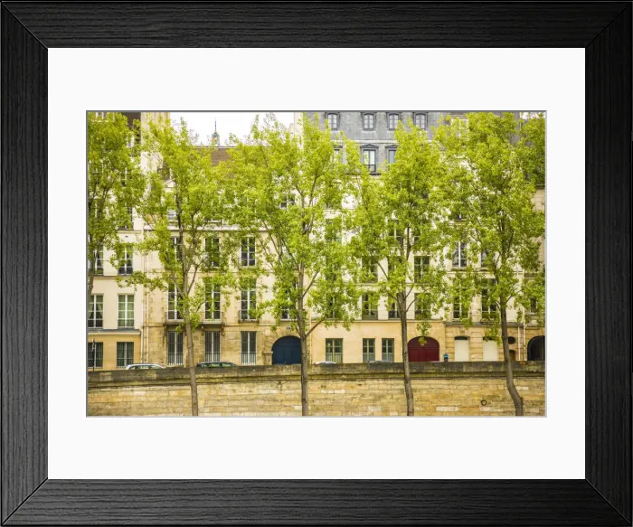 Framed Print : Ile Saint Louis, Paris, France