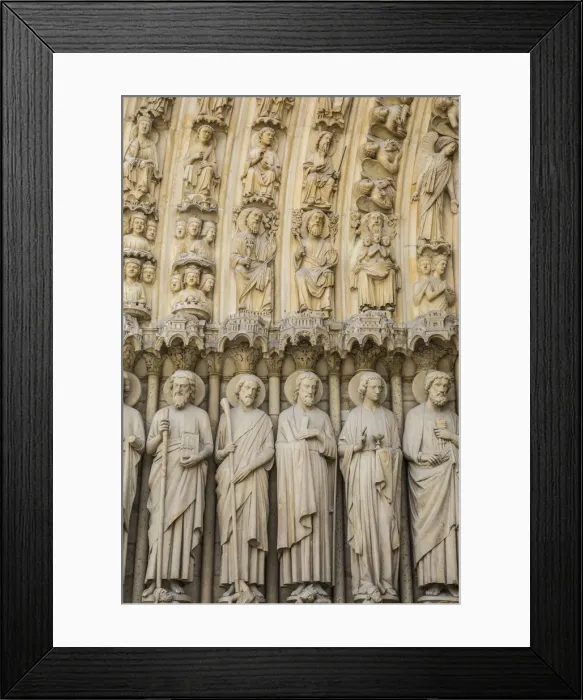 Framed Print : Notre Dame Cathedral, Paris, France