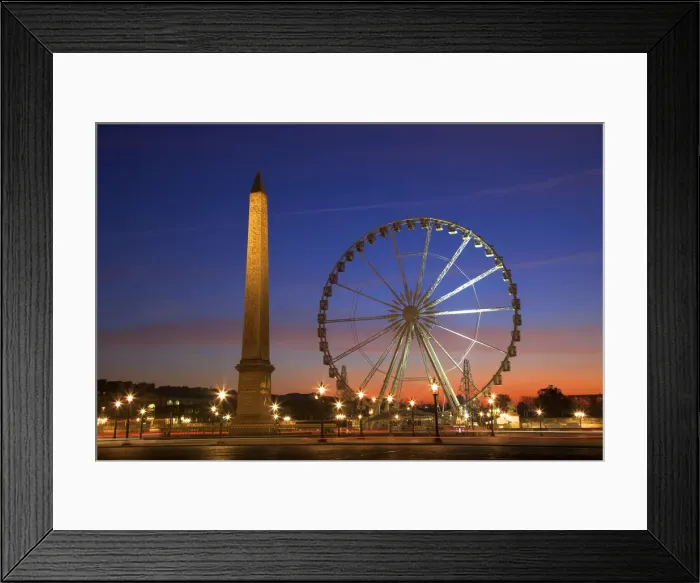 Framed Print : Big Wheel and Obelisk, Place De La Concorde, Paris, France, Western Europe Framed Print : Big Wheel and Obelisk, Place De La Concorde, Paris, France, Western Europe