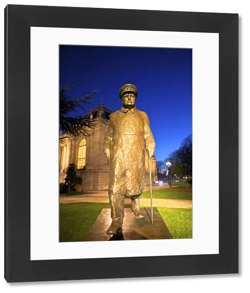 Statue Of Sir Winston Churchill, Paris, France, Western Europe