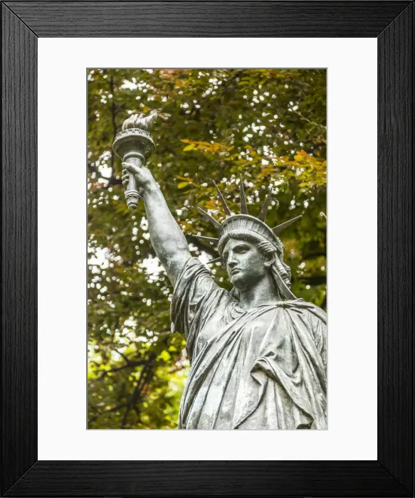 Framed Print : Model of the Statue of Liberty, Palais du Luxembourg, Paris, France Framed Print : Model of the Statue of Liberty, Palais du Luxembourg, Paris, France