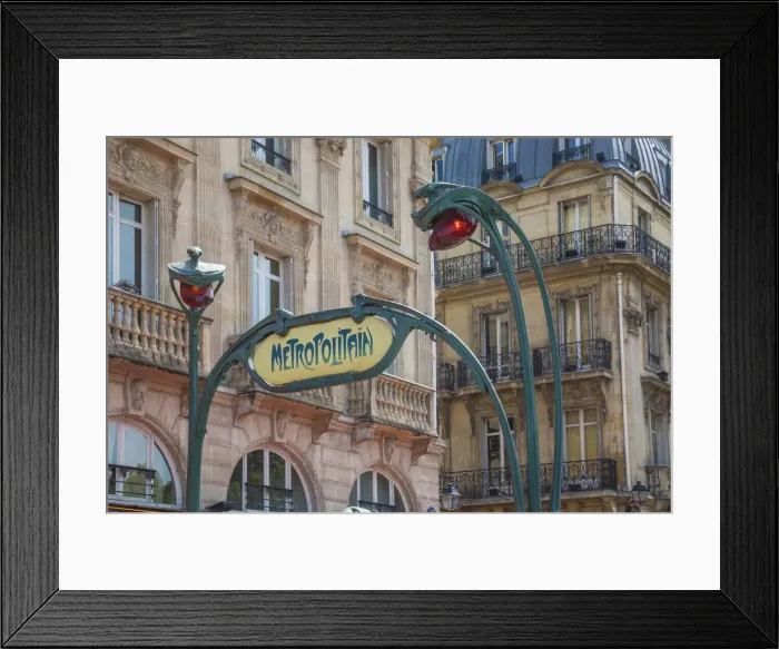 Framed Print : Place St. Michel, Rive Gauche, Paris, France Framed Print : Place St. Michel, Rive Gauche, Paris, France