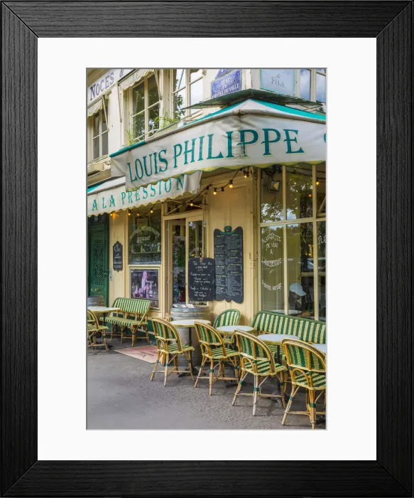 Framed Print : Cafe in the Maris district, Paris, France Framed Print : Cafe in the Maris district, Paris, France