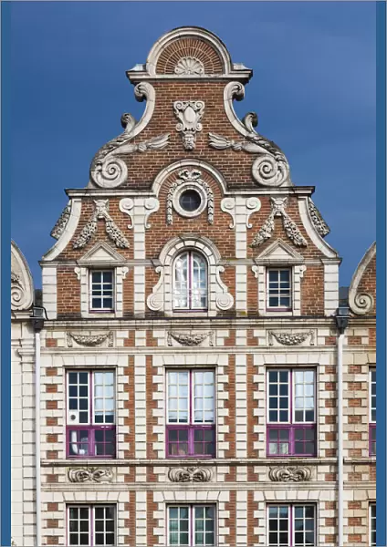 France, Nord-Pas de Calais Region, Arras, Grand Place buildings