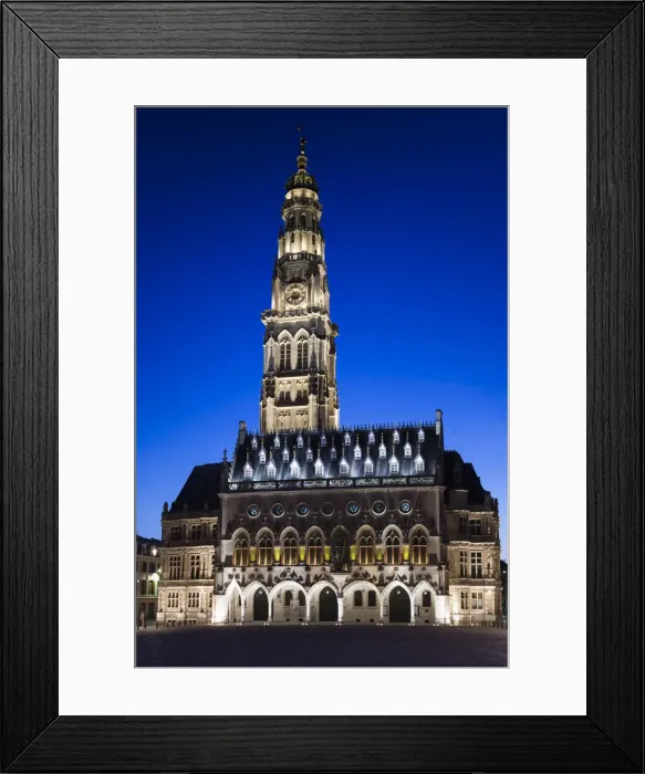 Framed Print : France, Nord-Pas de Calais Region, Arras, town hall and tower Framed Print : France, Nord-Pas de Calais Region, Arras, town hall and tower