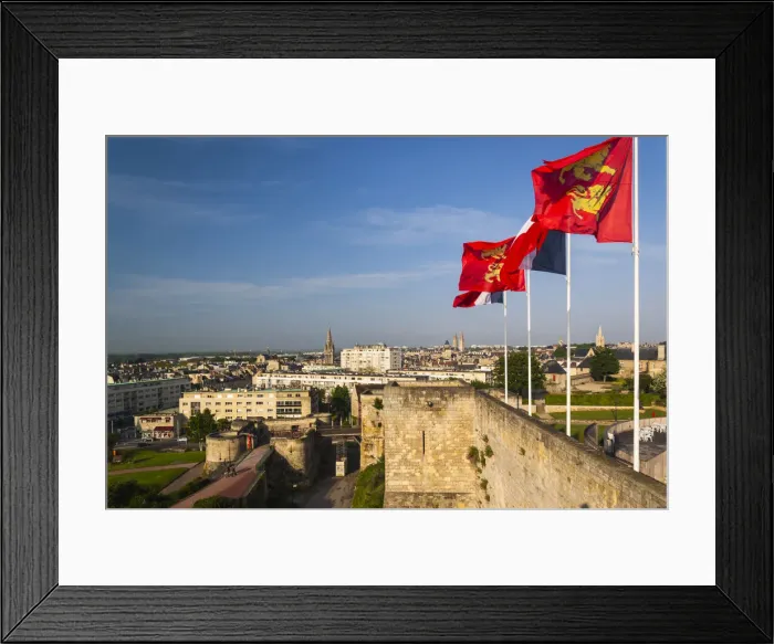 Framed Print : France, Normandy Region, Calvados Department, Caen, Chateau de Guillame le Conquerant Framed Print : France, Normandy Region, Calvados Department, Caen, Chateau de Guillame le Conquerant
