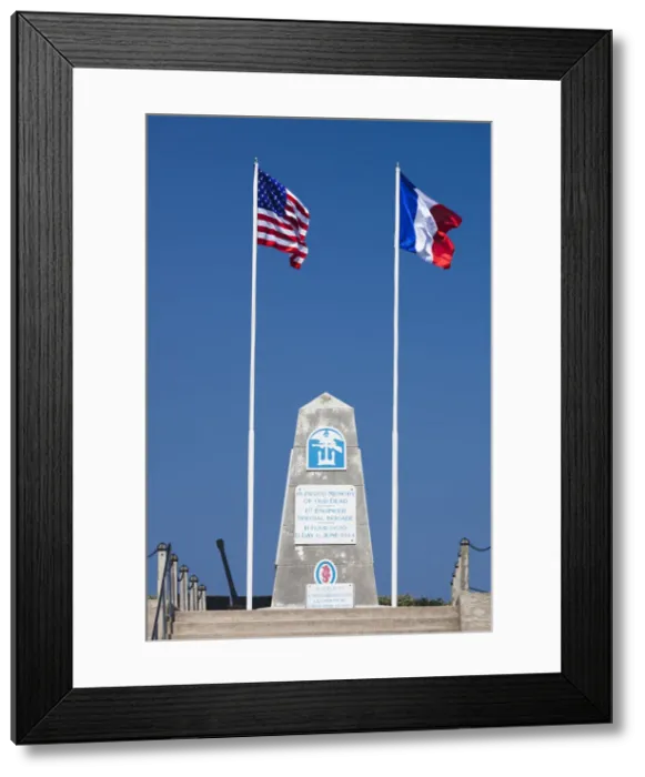 Framed Print : France, Normandy Region, Manche Department, D-Day Beaches Area, WW2-era D-Day invasion Framed Print : France, Normandy Region, Manche Department, D-Day Beaches Area, WW2-era D-Day invasion