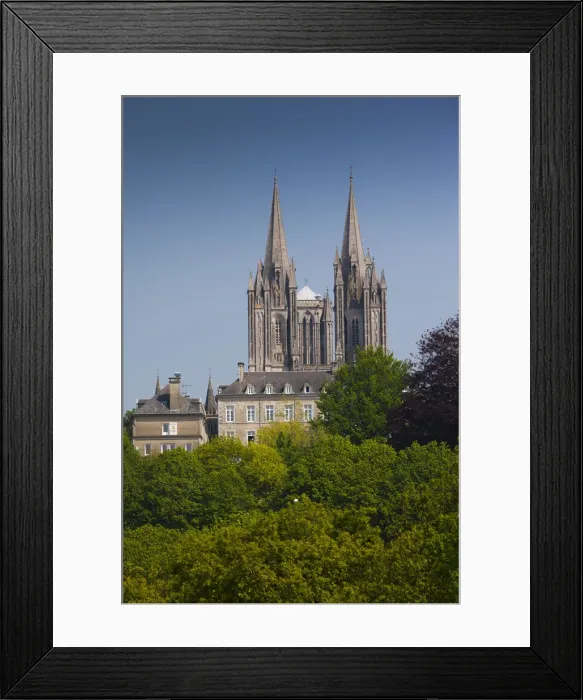 Framed Print : France, Normandy Region, Manche Department, Coutances, Coutances Cathedral Framed Print : France, Normandy Region, Manche Department, Coutances, Coutances Cathedral