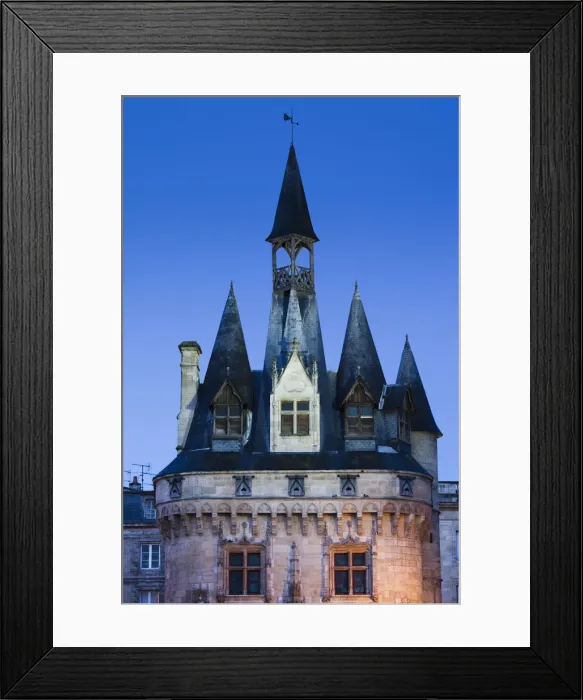 Framed Print : France, Aquitaine Region, Gironde Department, Bordeaux, Porte Cailhau, city gate, b Framed Print : France, Aquitaine Region, Gironde Department, Bordeaux, Porte Cailhau, city gate, b