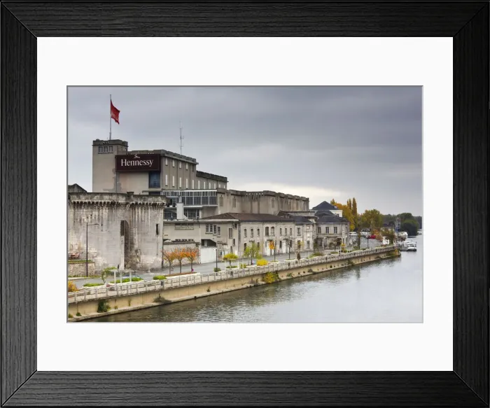 Framed Print : France, Poitou-Charentes Region, Charente Department, Cognac, exterior of the Hennessey