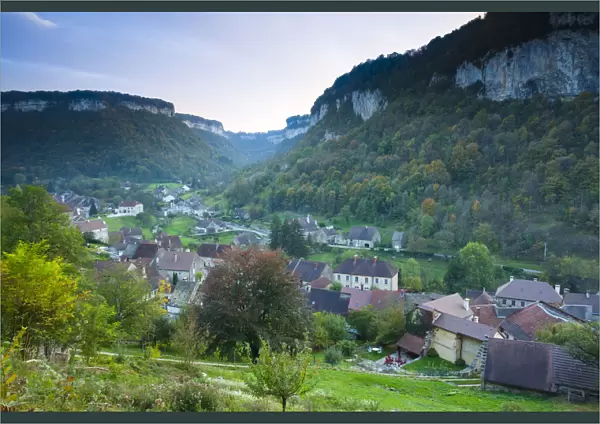 France, Jura Department, Franche-Comte Region, Les Reculees valley area