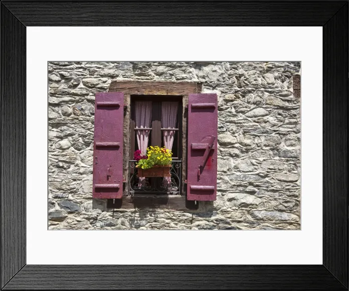 Framed Print : Hotel Facade, Luz-Saint-Sauveur, Midi-Pyrenees, France Framed Print : Hotel Facade, Luz-Saint-Sauveur, Midi-Pyrenees, France