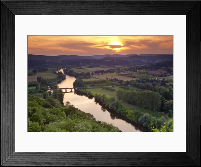Framed Print : Landscape near Domme, Dordogne, France Framed Print : Landscape near Domme, Dordogne, France