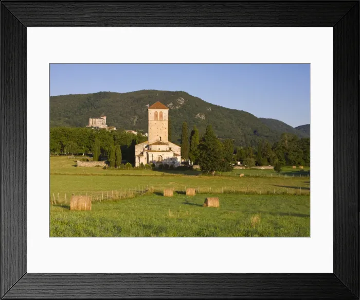 Framed Print : St Just De Valcabrere Church & St Bertrand De Comminges, Haute-Garonne, Pyrenees, France Framed Print : St Just De Valcabrere Church & St Bertrand De Comminges, Haute-Garonne, Pyrenees, France