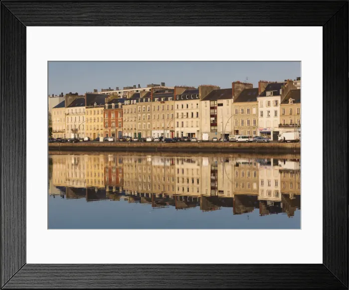 Framed Print : France, Normandy Region, Manche Department, Cherbourg-Octeville, Bassin du Commerce basin Framed Print : France, Normandy Region, Manche Department, Cherbourg-Octeville, Bassin du Commerce basin