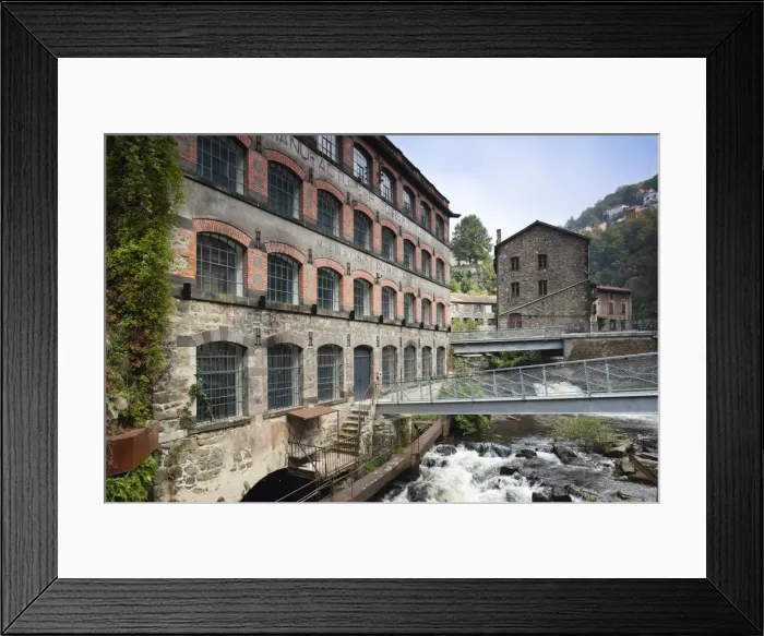 Framed Print : France, Puy-de-Dome Department, Auvergne Region, Thiers, cutlery capital of France