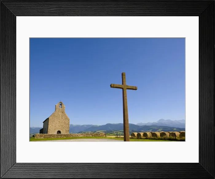 Framed Print : Chapel Cieutat, Hautes-Pyrenees, France Framed Print : Chapel Cieutat, Hautes-Pyrenees, France