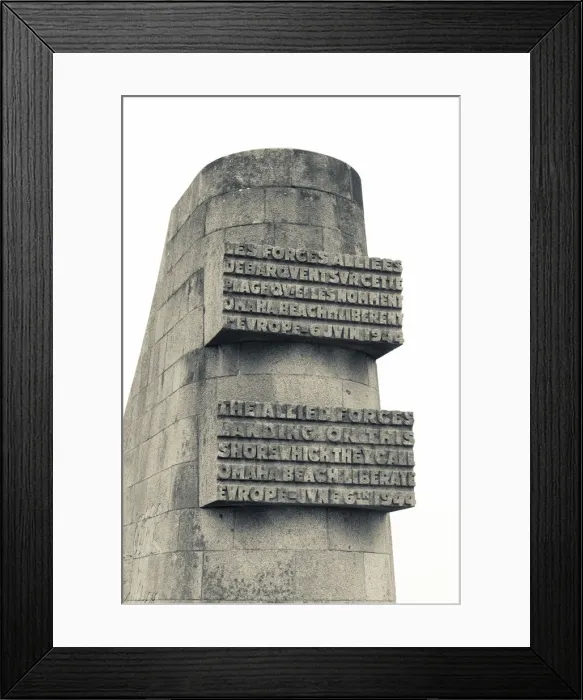 Framed Print : France, Normandy Region, Calvados Department, D-Day Beaches Area, St-Laurent Sur Mer Framed Print : France, Normandy Region, Calvados Department, D-Day Beaches Area, St-Laurent Sur Mer