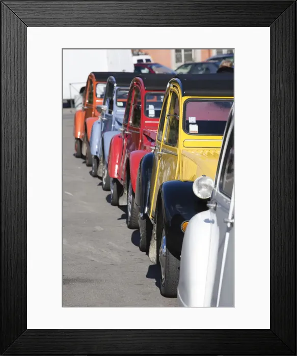 Framed Print : France, Midi-Pyrenees Region, Haute-Garonne Department, Toulouse, row of Citroen Deux Framed Print : France, Midi-Pyrenees Region, Haute-Garonne Department, Toulouse, row of Citroen Deux