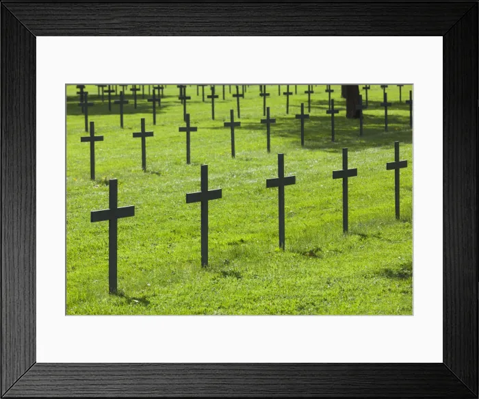 Framed Print : France, Nord-Pas de Calais Region, Neuville St-Vst, World War One German military