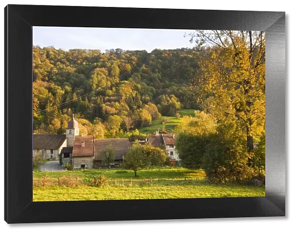 France, Jura Department, Franche-Comte Region, Les Reculees valley area, Blois-sur-Seille
