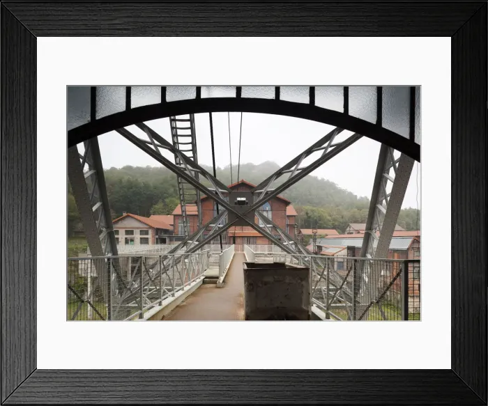 Framed Print : France, Loire Department, Rhone-Alpes Region, St-Etienne, Puits Couriot Mine Museum Framed Print : France, Loire Department, Rhone-Alpes Region, St-Etienne, Puits Couriot Mine Museum