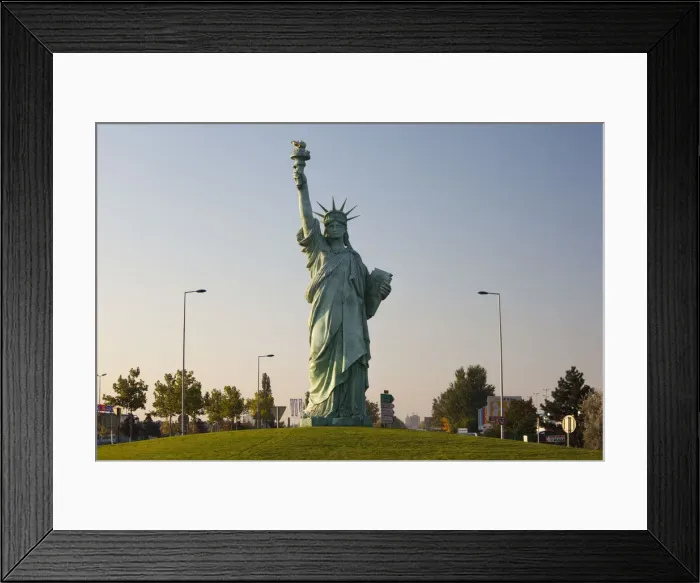 Framed Print : France, Haut-Rhin, Alsace Region, Alasatian Wine Route, Colmar, Statue of Liberty Framed Print : France, Haut-Rhin, Alsace Region, Alasatian Wine Route, Colmar, Statue of Liberty