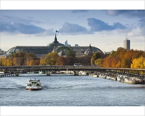 France, Paris, Grand Palais and Seine River