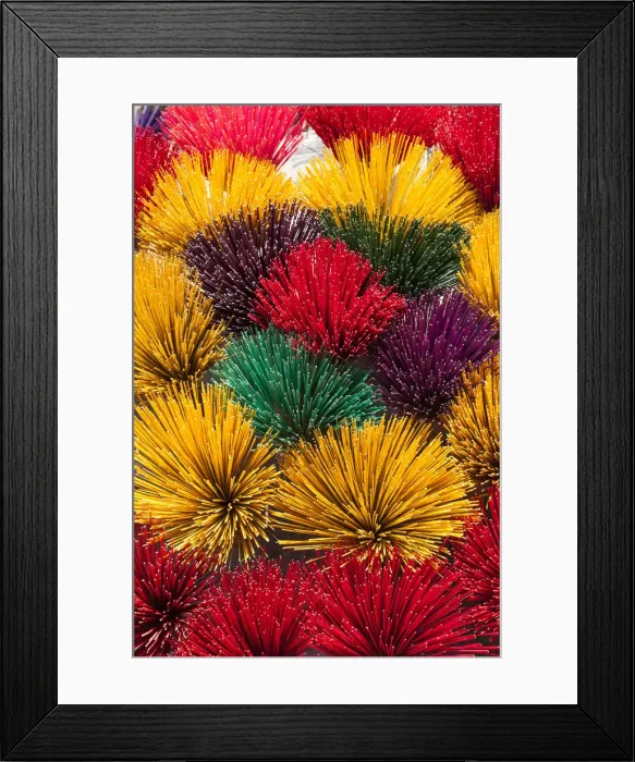 Framed Print : Vietnam, Hue, arrangement of incense sticks Framed Print : Vietnam, Hue, arrangement of incense sticks