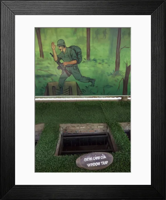 Framed Print : Vietnam, Cu Chi, Cu Chi Tunnels, former underground city used by the Vietcong during