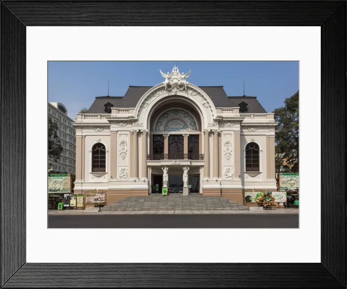 Framed Print : Vietnam, Ho Chi Minh City, Opera House