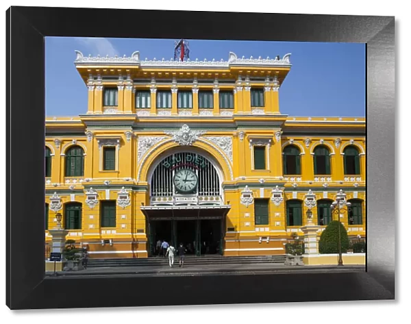Vietnam, Ho Chi Minh City, Central Post Office, exterior