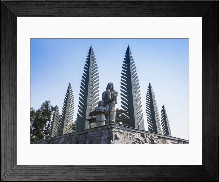 Framed Print : Vietnam, DMZ Area, Quang Tri Province, Ben Hai, war memorial at site of former north Framed Print : Vietnam, DMZ Area, Quang Tri Province, Ben Hai, war memorial at site of former north