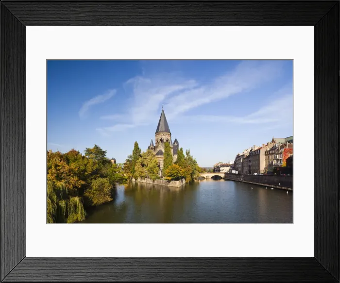 Framed Print : France, Moselle, Lorraine Region, Metz, Temple Neuf church Framed Print : France, Moselle, Lorraine Region, Metz, Temple Neuf church