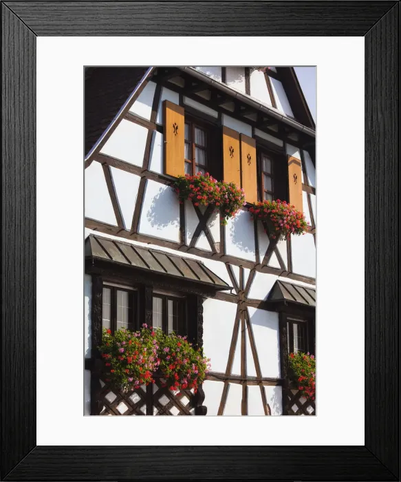 Framed Print : France, Bas-Rhin, Alsace Region, Alasatian Wine Route, Itterswiller, wine town buildings Framed Print : France, Bas-Rhin, Alsace Region, Alasatian Wine Route, Itterswiller, wine town buildings