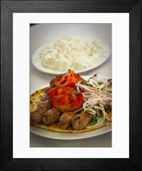 Framed Print : Shish Kebaps, Monastiraki, Athens, Greece Framed Print : Shish Kebaps, Monastiraki, Athens, Greece