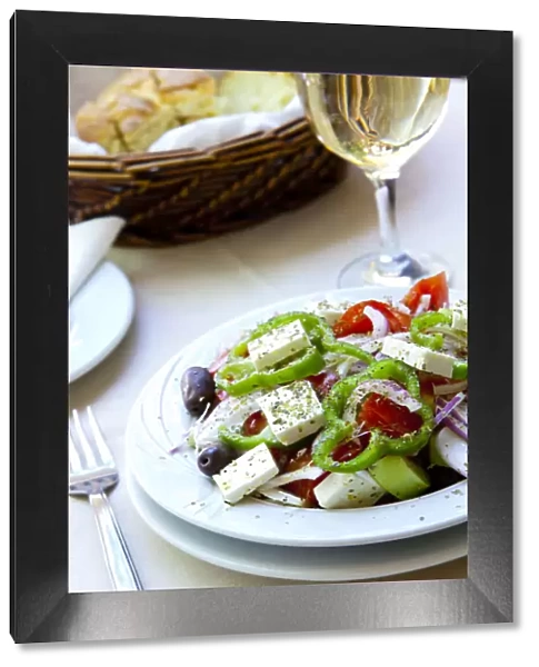 Greek Salad, Plaka District, Athens, Greece