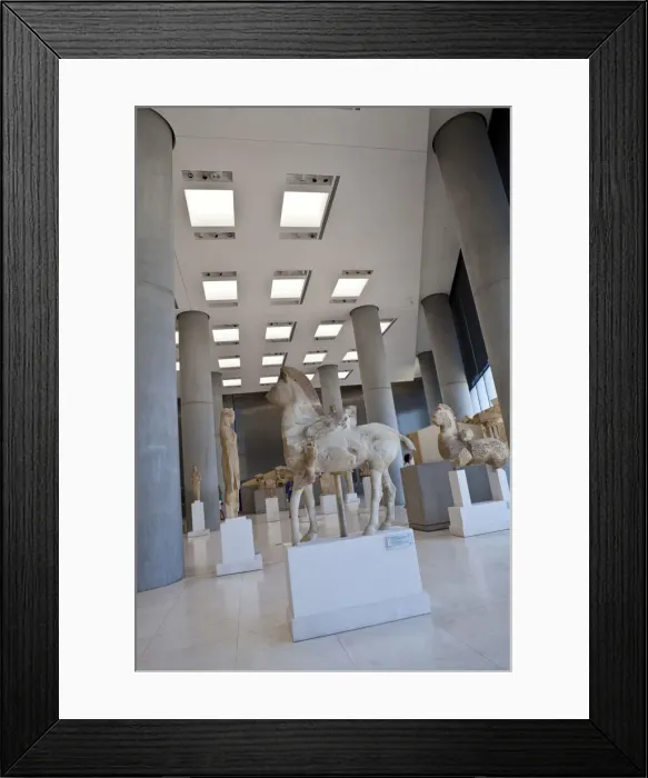 Framed Print : The New Acropolis Museum, Plaka District, Athens, Greece Framed Print : The New Acropolis Museum, Plaka District, Athens, Greece