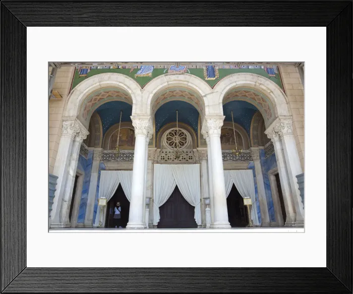 Framed Print : Greece, Athens, Athens Cathedral, Plateia Mitropoleos, Entrance Framed Print : Greece, Athens, Athens Cathedral, Plateia Mitropoleos, Entrance
