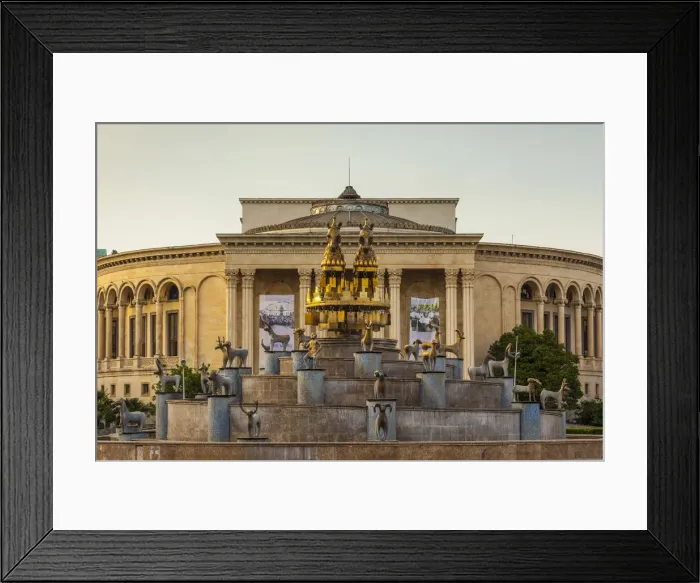 Framed Print : Georgia, Kutaisi, Colchis Fountain