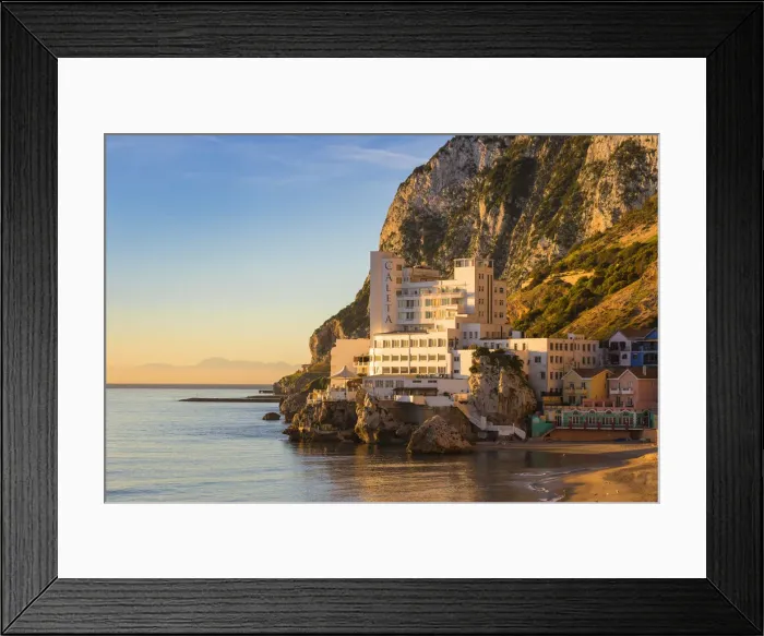 Framed Print : Gibraltar, Catalan Bay, The Caleta Hotel Framed Print : Gibraltar, Catalan Bay, The Caleta Hotel