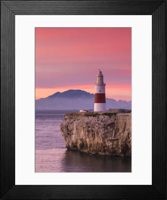 Framed Print : Gibraltar, Europa Point Lighthouse Framed Print : Gibraltar, Europa Point Lighthouse