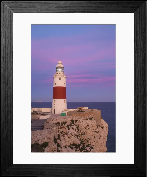 Framed Print : Gibraltar, Europa Point Lighthouse Framed Print : Gibraltar, Europa Point Lighthouse